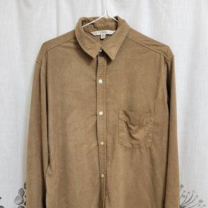 Max Studio Brown Button Down